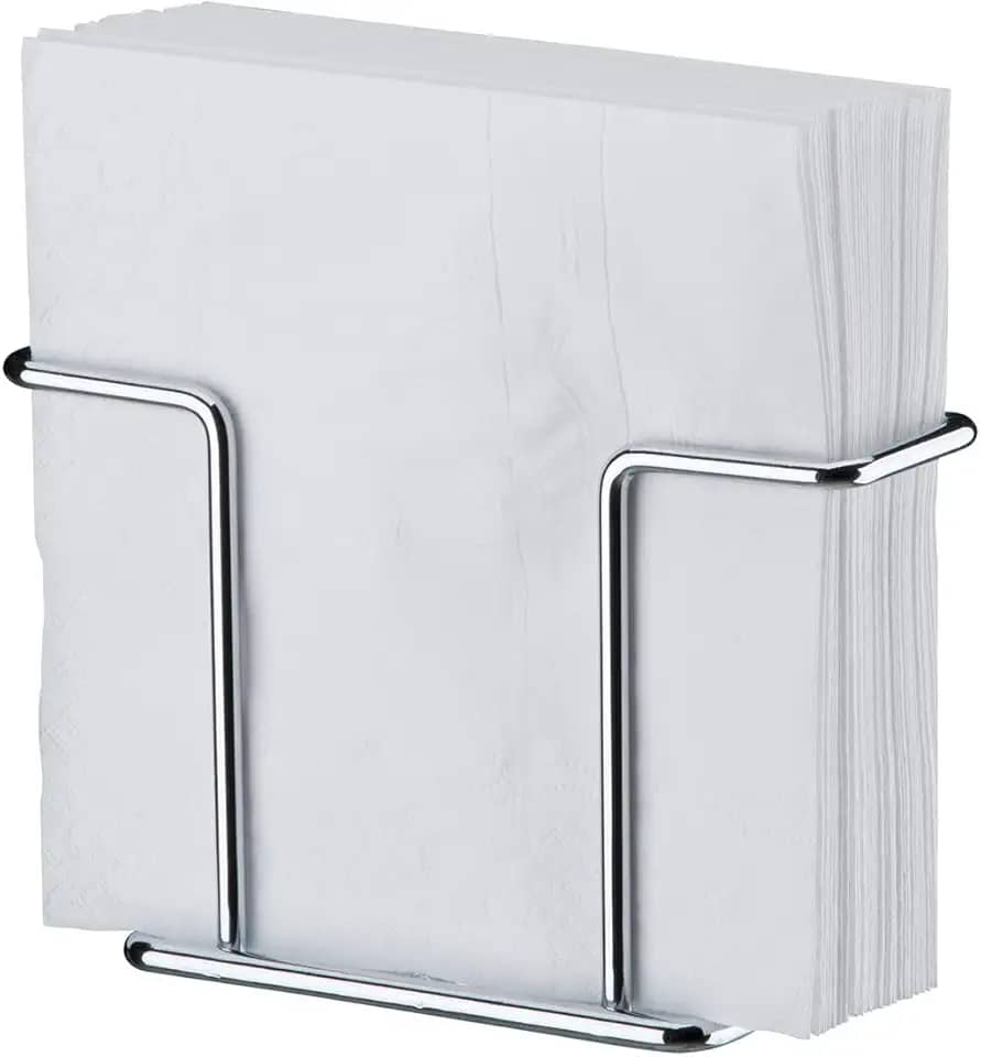 Porta guardanapos pequeno cromado - Linha Caffè - Future