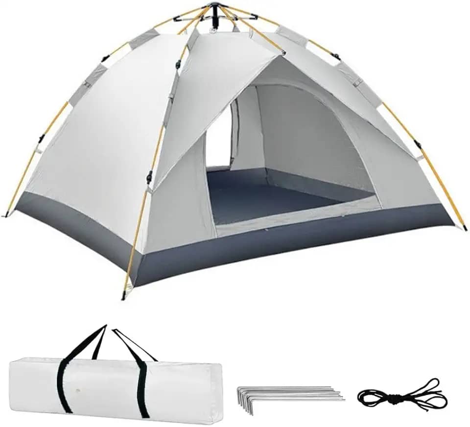 NEW HAWAII Barraca Camping Portátil,Tenda de Acampamento Automática 3-4 Pessoas 200 * 200 * 138cm