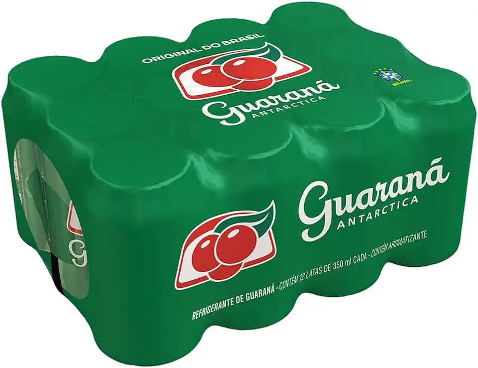 Refrigerante Guaraná Antarctica Regular, Pack com 12 Latas de 350ml