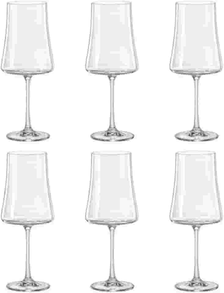 Jogo 6 Taças De Vinho Xtra Luxo Cristal Bohemia - 560ML