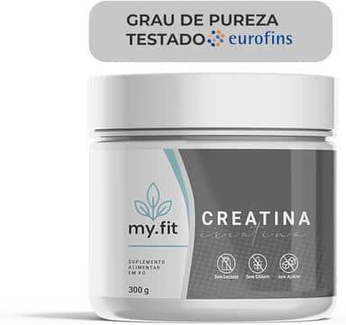 Creatina 100% Pura - Monohidratada, Laudo de Pureza Disponível - 300g - Livre de Metais Pesados