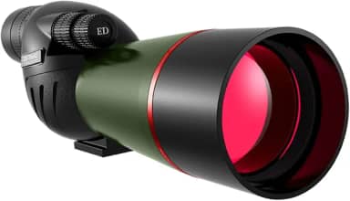 BaotyJie 25-75x60 Luneta de Observação, Telescópio Cenário Concerto Escalada Observação de Pássaros Lente de 60mm de Diâmetro Adaptador de Telefone Monocular, Preto Verde