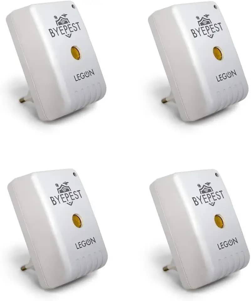 Kit c/ 4 Repelente Eletrônico Espanta Ratos E Morcegos ByePest Alcance 200m²