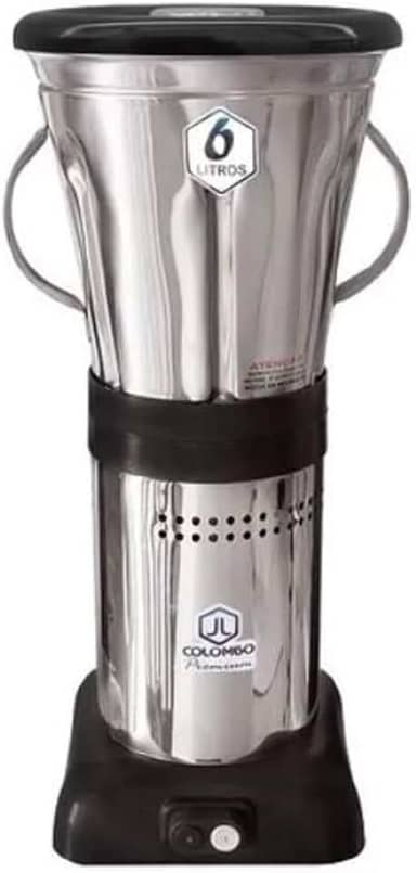 Liquidificador Industrial 6 Litros Baixa Rotação Inox Bivolt Jl Colombo