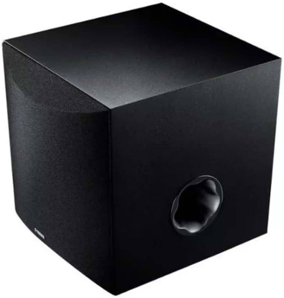 Subwoofer alimentado Yamaha 8" 100W - Preto (NS-SW050BL)