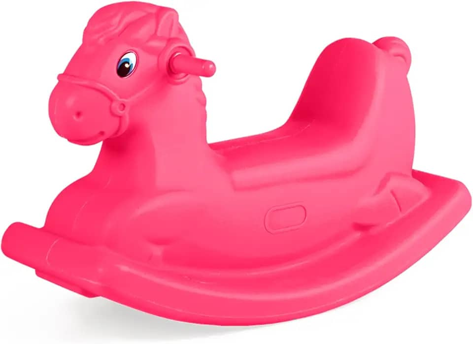 Cavalinho de Balanço Huppa Huppa, Homeplay, Rosa
