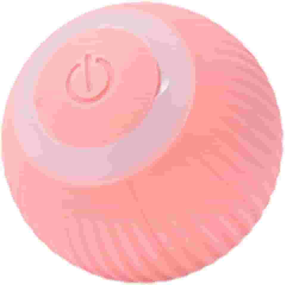 Littryee Bola de brinquedo inteligente interativa para gatos,brinquedo elétrico,rolagem automática,brinquedo recarregável 360 graus para gatos quicando,brinquedo interativo engraçado para gatos Rosa