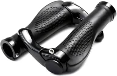 Manopla Anatômica Bike Bicicleta Guidão Ergonomica Com Bar End