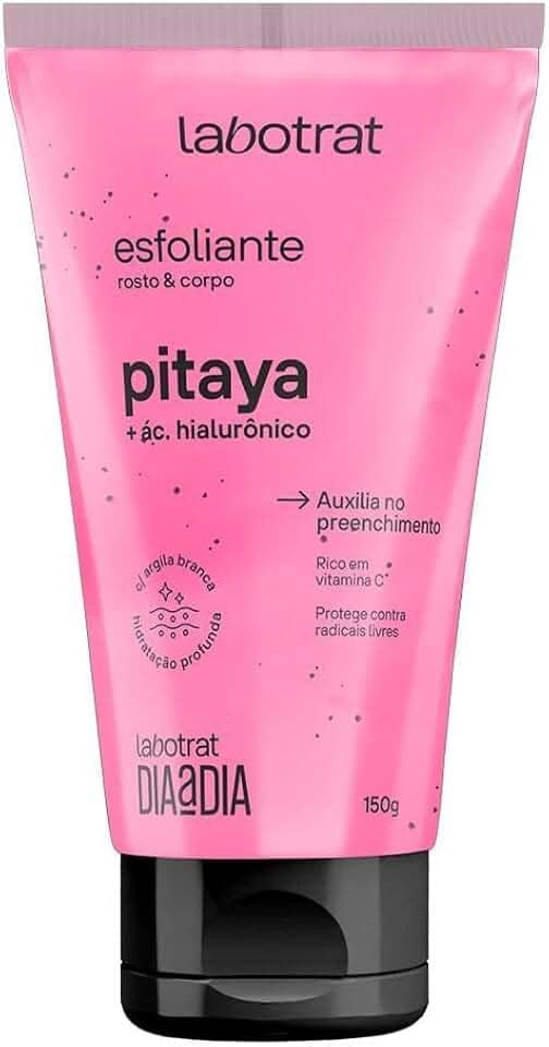 Labotrat “Esfoliante Para O Rosto E Corpo De Pitaya E Ácido Hialurônico Auxilia No Preenchimento E Hidratação Profunda 150G”