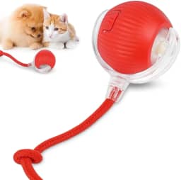 Bola Interativa Pet Inteligente Gato Cão Automática Recarregável Tipo C Brinquedo Gatos Rolamento Inteligente Brinquedos Pets Anti Mordida Brincar Cães Objeto Gato Durável Brinquedo Pet Cores Sortidas