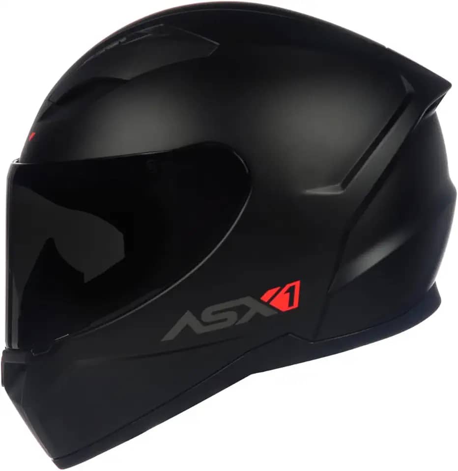 Capacete Moto ASX City Solid Preto Fosco