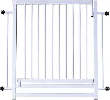 Portão Grade para Porta Cachorros Pet Crianças Bebê Reforçad0 100cm Linha Premium (Preto) - E-FCS Store