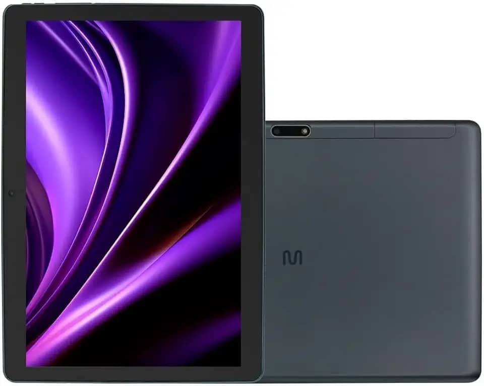 Tablet M10 Wi-Fi 10.1' 6GB RAM 128GB Dual Band com Google Kids, Capa, Fone, Bateria 6000mAh, Câmera Frontal 5MP e Principal 8MP Preto Multi - NB359