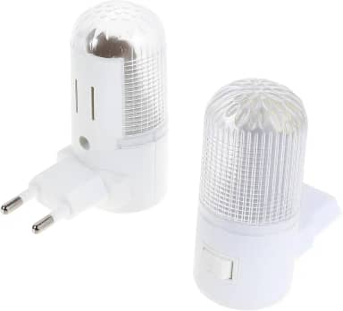 Kit Luminárias de Tomada Noturna Bivolt – Luz Suave para Quarto Infantil e Ambientes Aconchegantes - Kit com 2