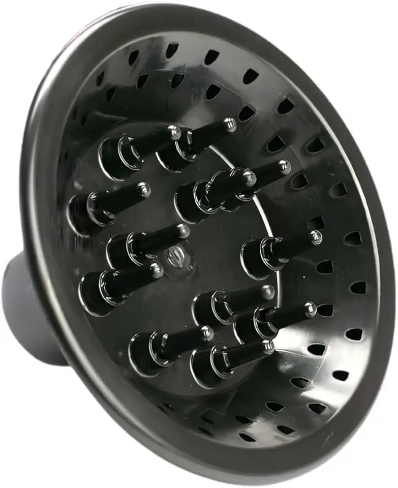 Difusor De Ar Para Secador Universal Profissional Definidor Cachos Cabelo Vários Modelos Preto