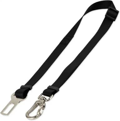 Cinto De Segurança Pet Universal Cachorro Gato Cães Gatos Carro Coleira Adaptador Ajustável (Preto)