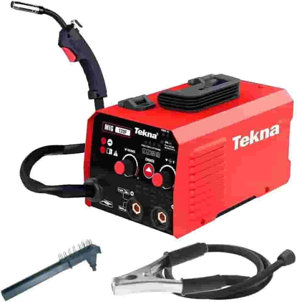 Máquina de Solda Tekna TW130I-MIGMMA 220V | MIG/MMA, 120A, Leve e Portátil, Para Arame sem Gás até 1kg