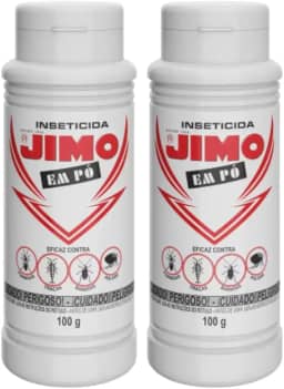 Kit com 2 Inseticida Jimo em Pó Elimina Formigas Traças Baratas Pulgas Formigas De Longa Duração