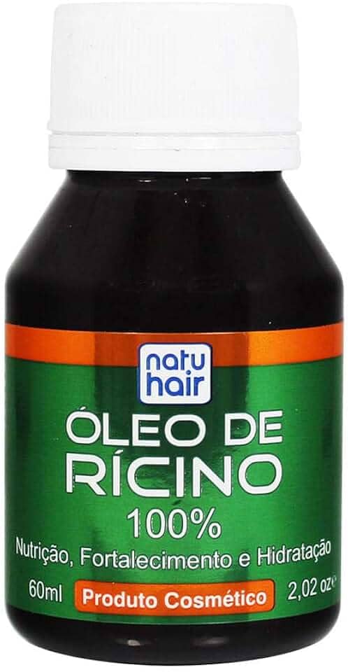 Óleo de Rícino Natuhair 60Ml, Branca, Médio