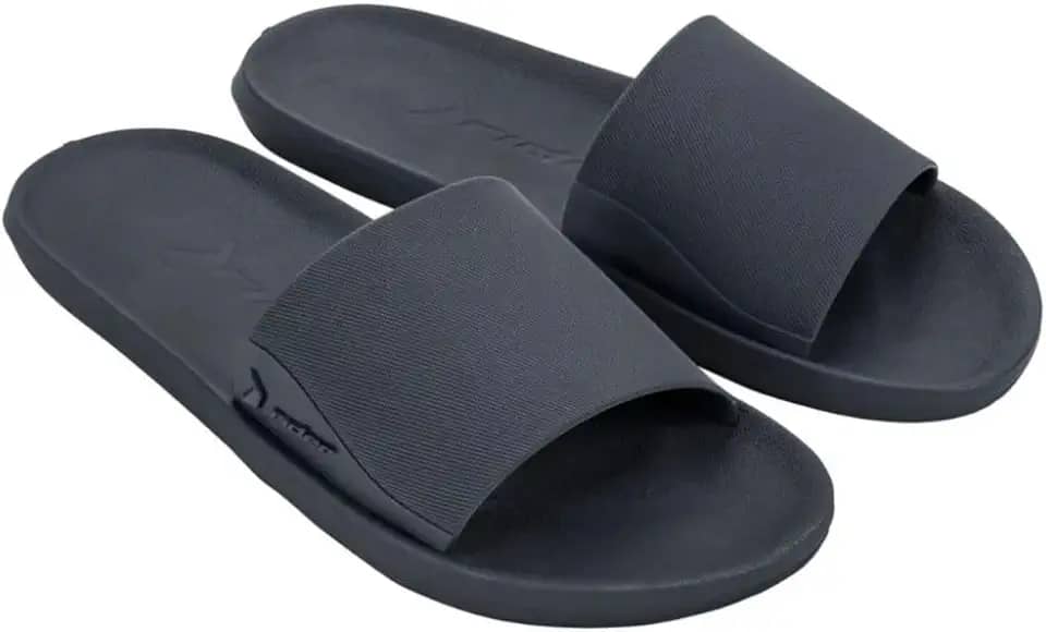 Feel Chinelo Slide Masculino, Preto, Antiderrapante e Confortável