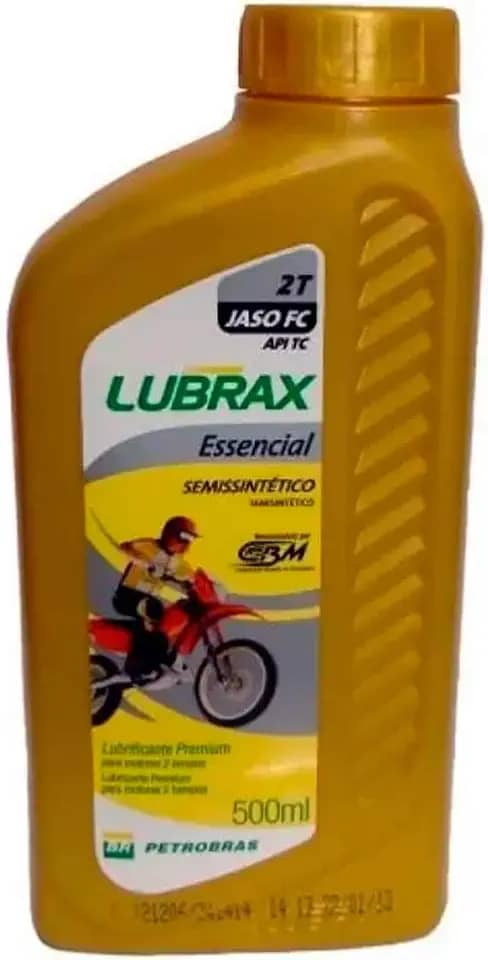 Oleo De Moto Lubrax Essencial 2 Tempos Semi Sintetico 500ml