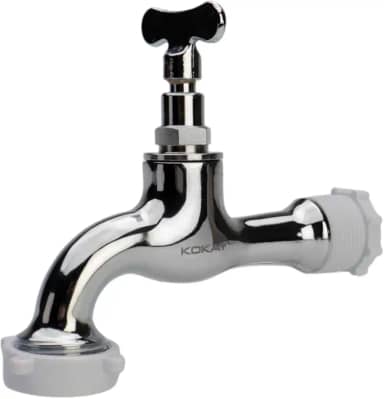 Torneira Jardim Tanque Quintal Cromada 100% Metal 1/2'x3/4'