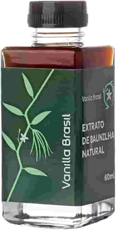 Vanilla Brasil, Extrato De Baunilha Natural Vanilla Brasil 60 Ml Zero Açúcar