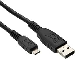 Cabo PC-USB3004 Preto - USB para Micro USB 2.0 3 Metros, Taxa de Transferência até 480 Mbps