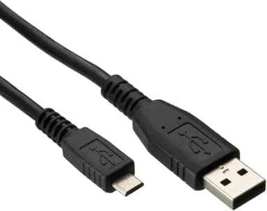 Cabo USB 2.0 para Micro USB Plus Cable PC-USB1804 Preto - 1.8Metros