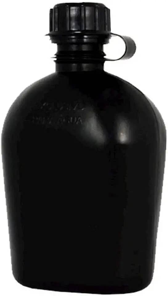 Cantil de Polipropileno Belica Militar Treme Terra Preto 900 ml