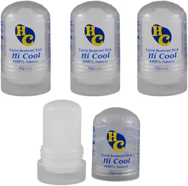 Desodorante natural Cristal/Pedra Pode ser usado em todo o corpo para melhorar o odor corporal Antitranspirante De Corpo Inteiro Em Bastão 60g (3)