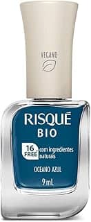 Risqué Esmalte Bio Azul Cremoso Oceano Azul 9Ml