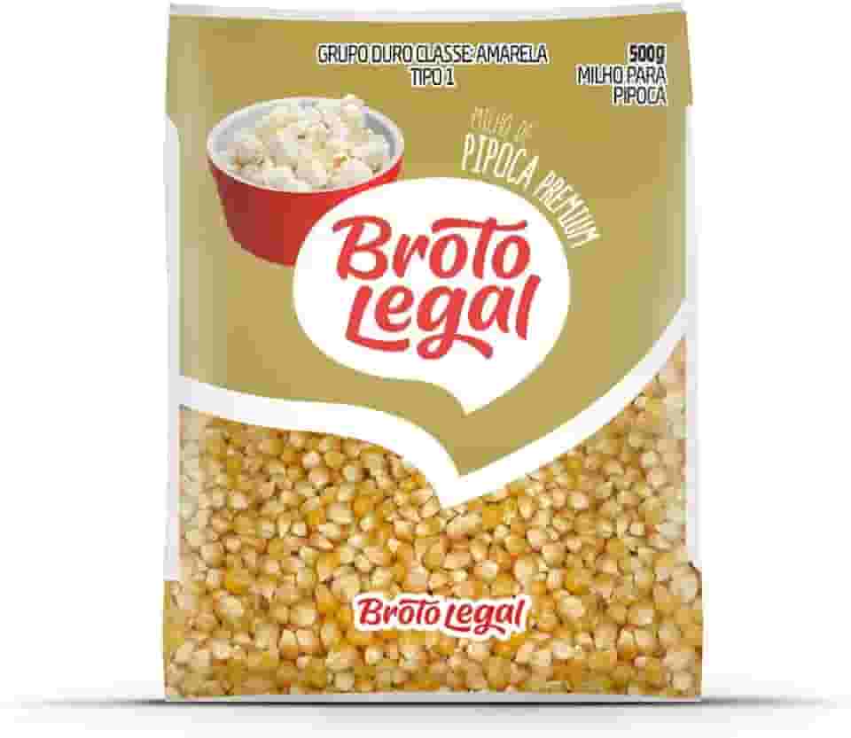 Milho para Pipoca Broto Legal 500g