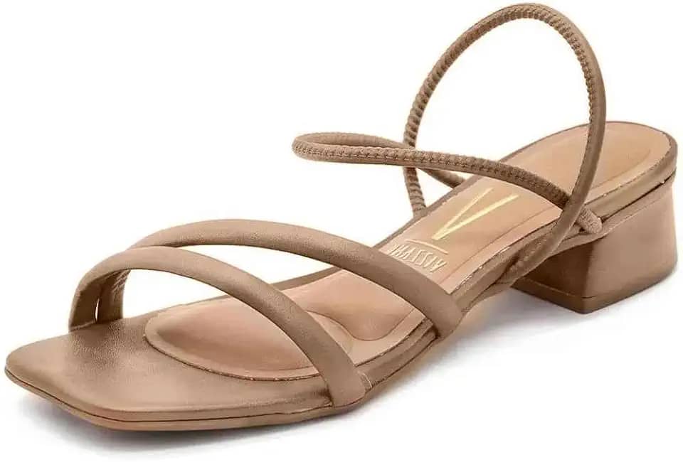 Sandalia Vizzano Confort Bege Salto Baixo 037