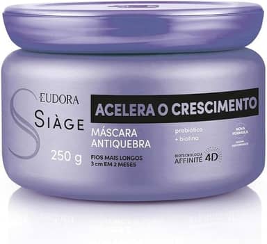 Eudora Máscara Capilar Siàge Acelera o Crescimento 250g