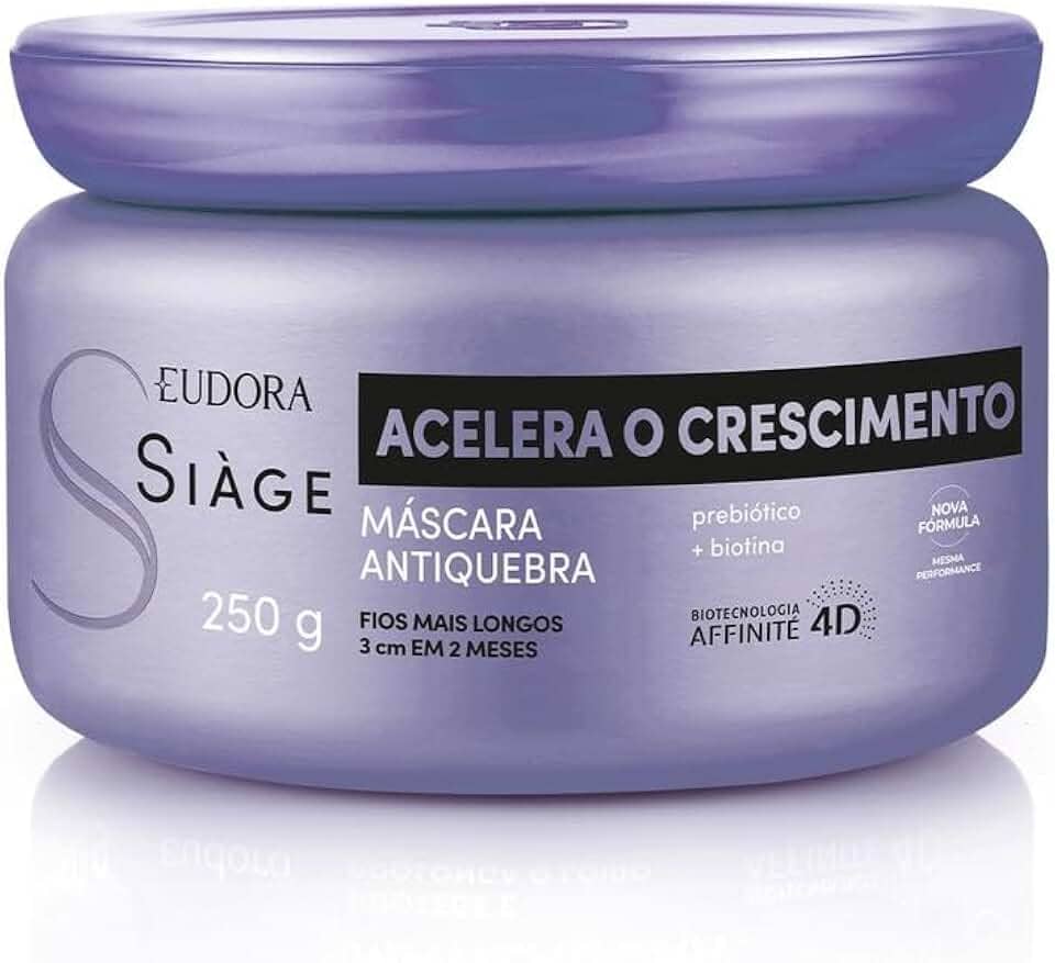 Eudora Máscara Capilar Siàge Acelera o Crescimento 250g