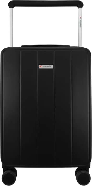 Mala de Bordo em Policarbonato 10kg com TSA Rodas Giratórias Gladiador Infinity V1 (Preto)