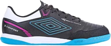 Chuteira Umbro X-Comfort Futsal Preta e Azul