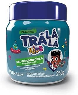 Trá Lá Lá Gel Cola Condicionante Personagem Kids Azul 250 G