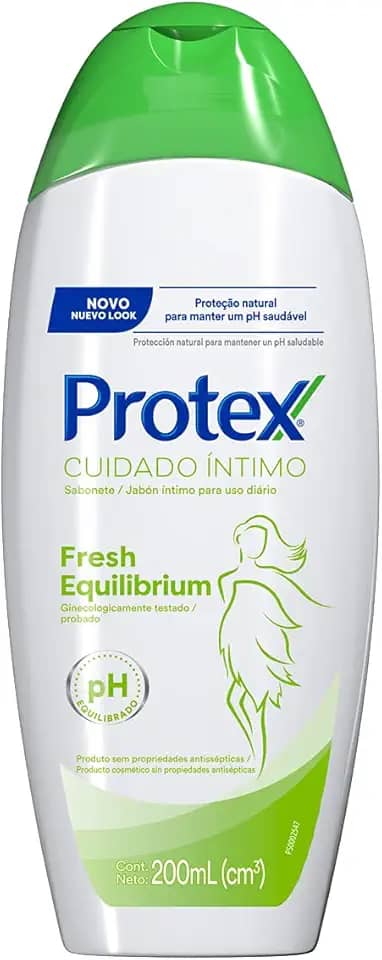 Sabonete Íntimo Líquido Protex Cuidado Íntimo Fresh Equilibrium 200ml