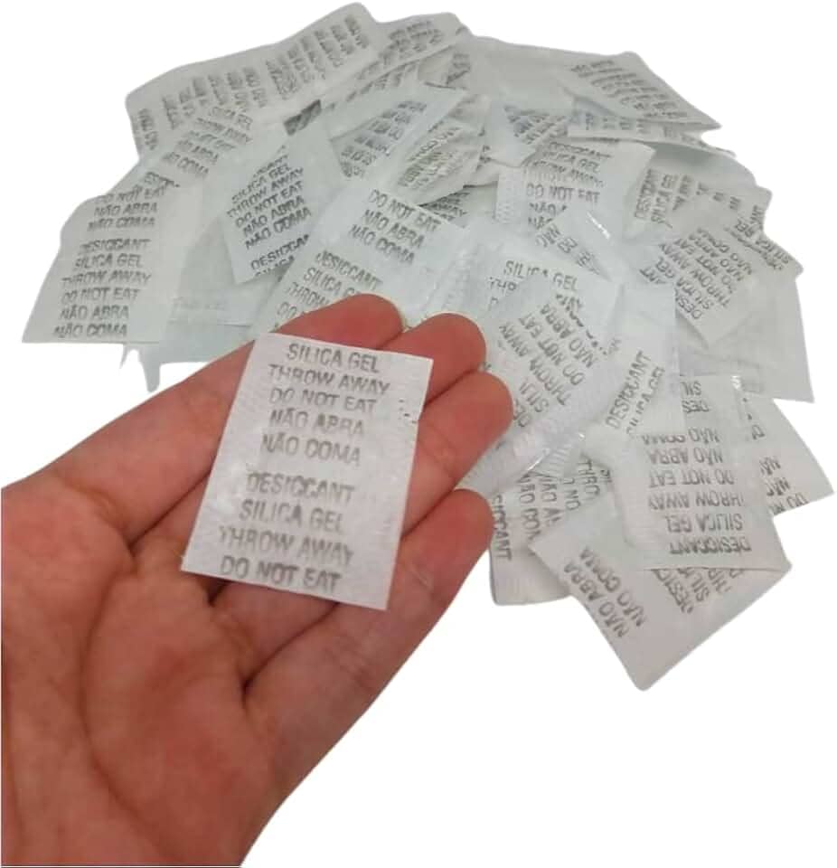 Silica gel sache pacote com 200 dessecante antimofo desumidificador
