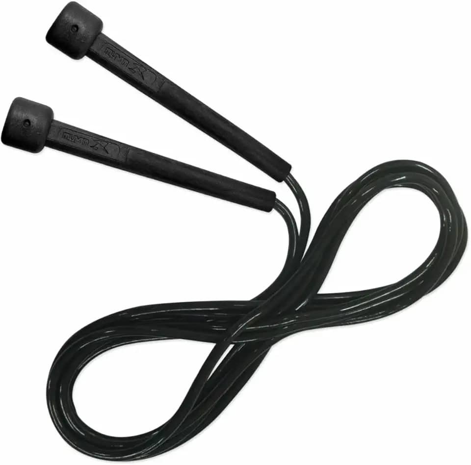 Corda de Pular Muvin Basics Tamanho Ajustável em PVC - Corda de Saltos Com Velocidade Para Treino Funcional - Exercícios - Cross Training - Academia - Tamanho Máximo 3,15 Metros