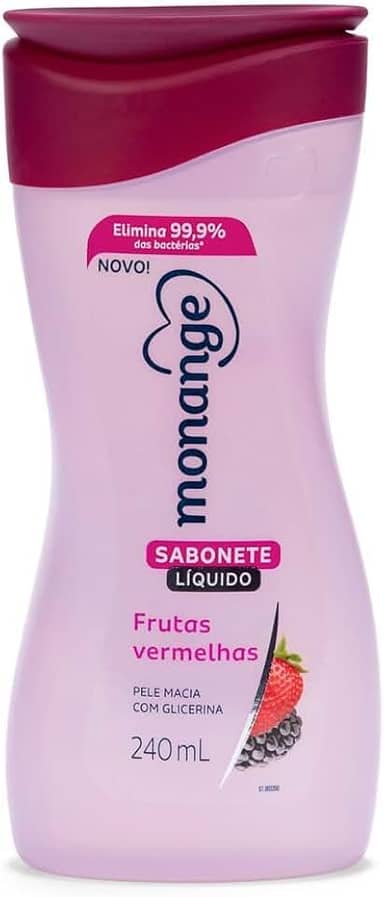 Monange Sabonete Líquido Frutas Vermelhas 240Ml
