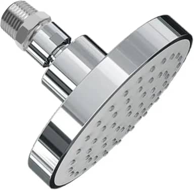 Chuveiro de Teto Redondo, ABS Cromado, 10cm de Diâmetro, Sistema de Jatos Múltiplos