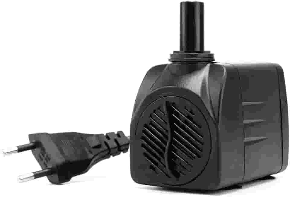 Bomba Submersa PL-202 para Aquários, Fontes e Lagos - 600 L/H, Elevação de Até 1,3m, Silenciosa, Econômica e Compacta (220V)