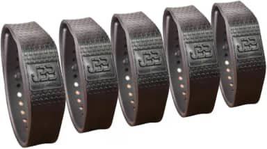 Kit 5 Pulseiras Magnéticas Infravermelho Quântica Regular Tira dores Equilibrio Anti-nauseas Preta