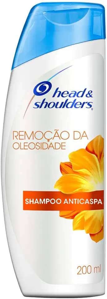 Head & shoulders Head & Shoulders - Shampoo Antioleosidade Remoção Da Oleosidade Shampoo Para Eliminar O Excesso De Óleo Shampoo Anticaspa Hidratante 200 Ml