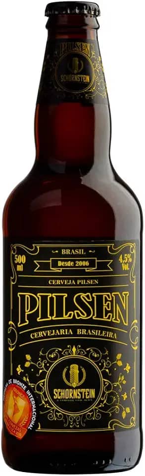 Cerveja Artesanal Schornstein Pilsen Garrafa 500Ml