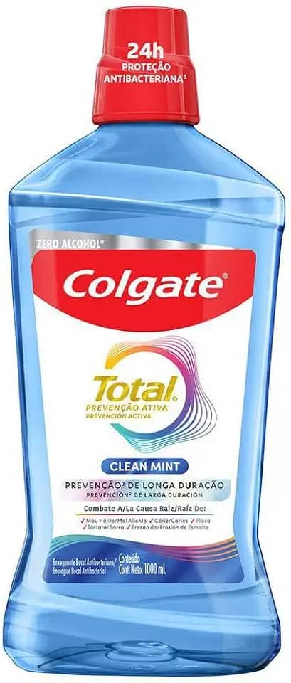 Colgate Enxaguante Bucal Total Clean Mint 1000Ml