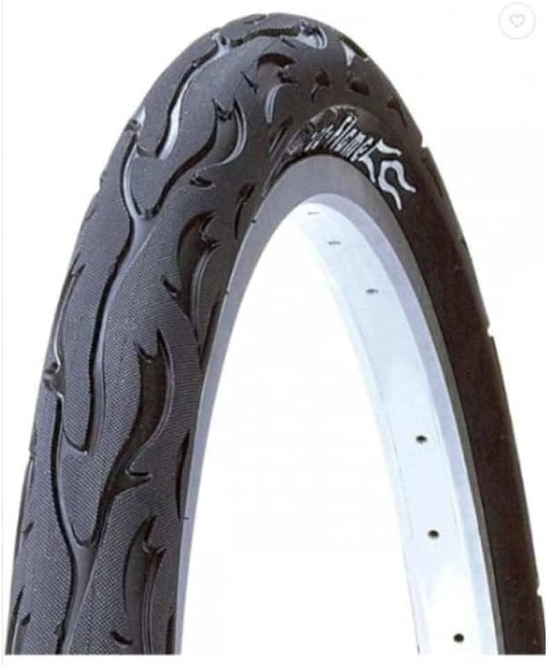Pneu Flame, 26 x 2.125, Balão para Mountain Bike MTB, Freeride e Dirt, Preto